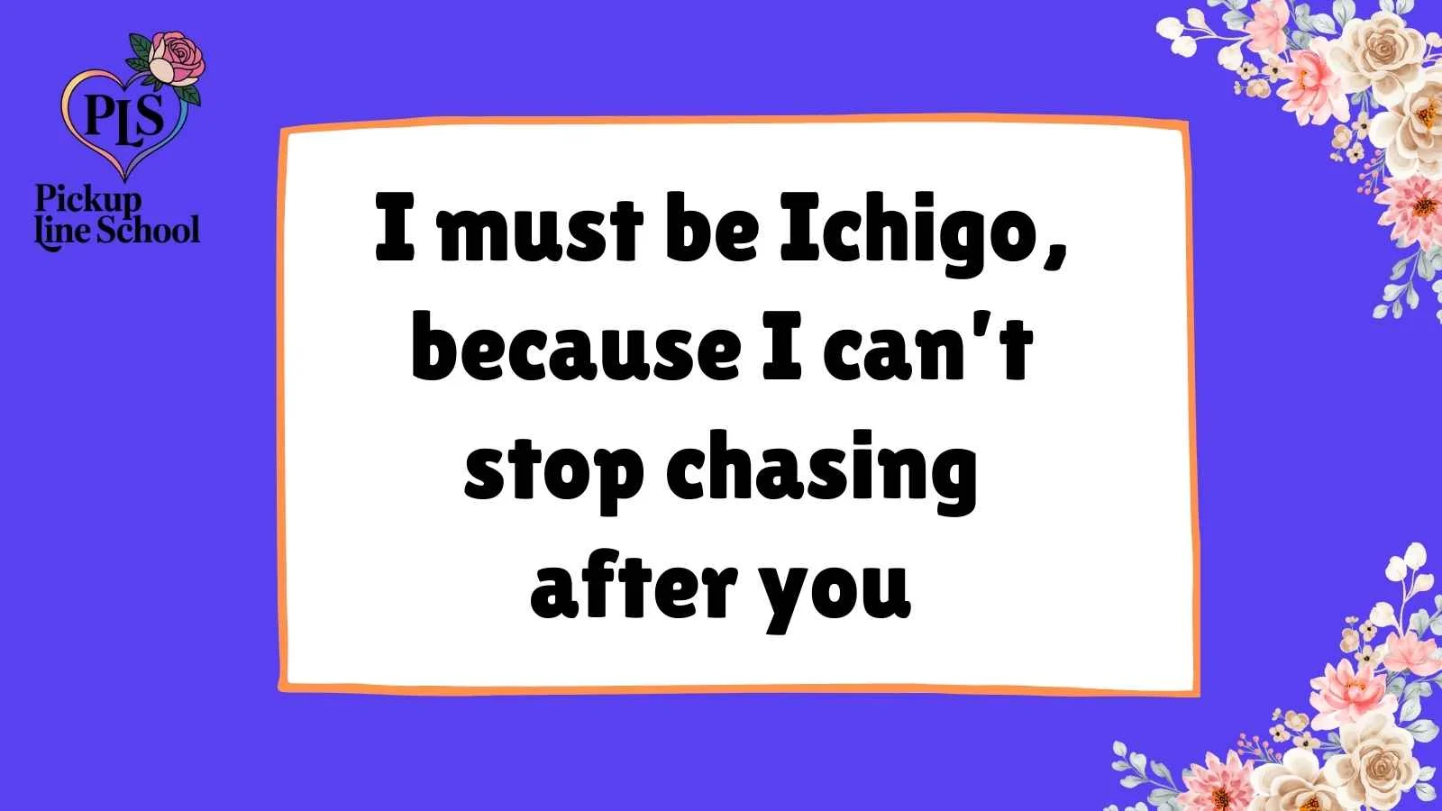 Bleach pick up lines