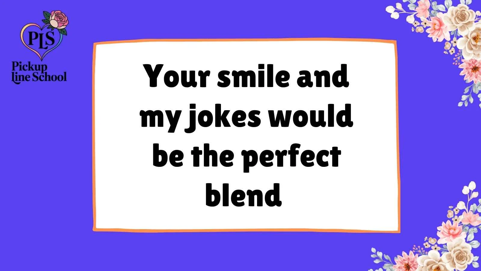 Blending Pick Up Lines