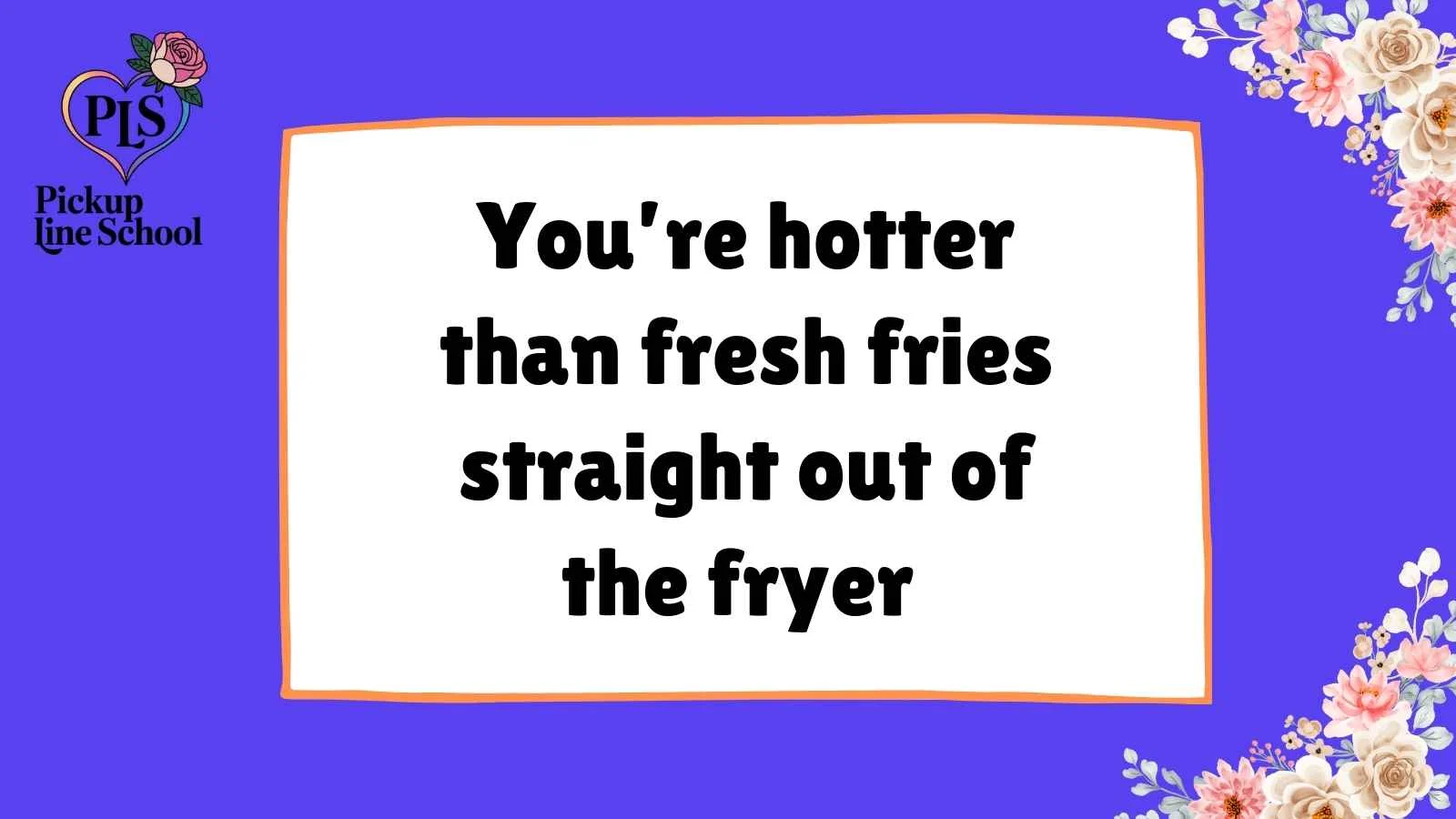 Burger Pick Up Lines