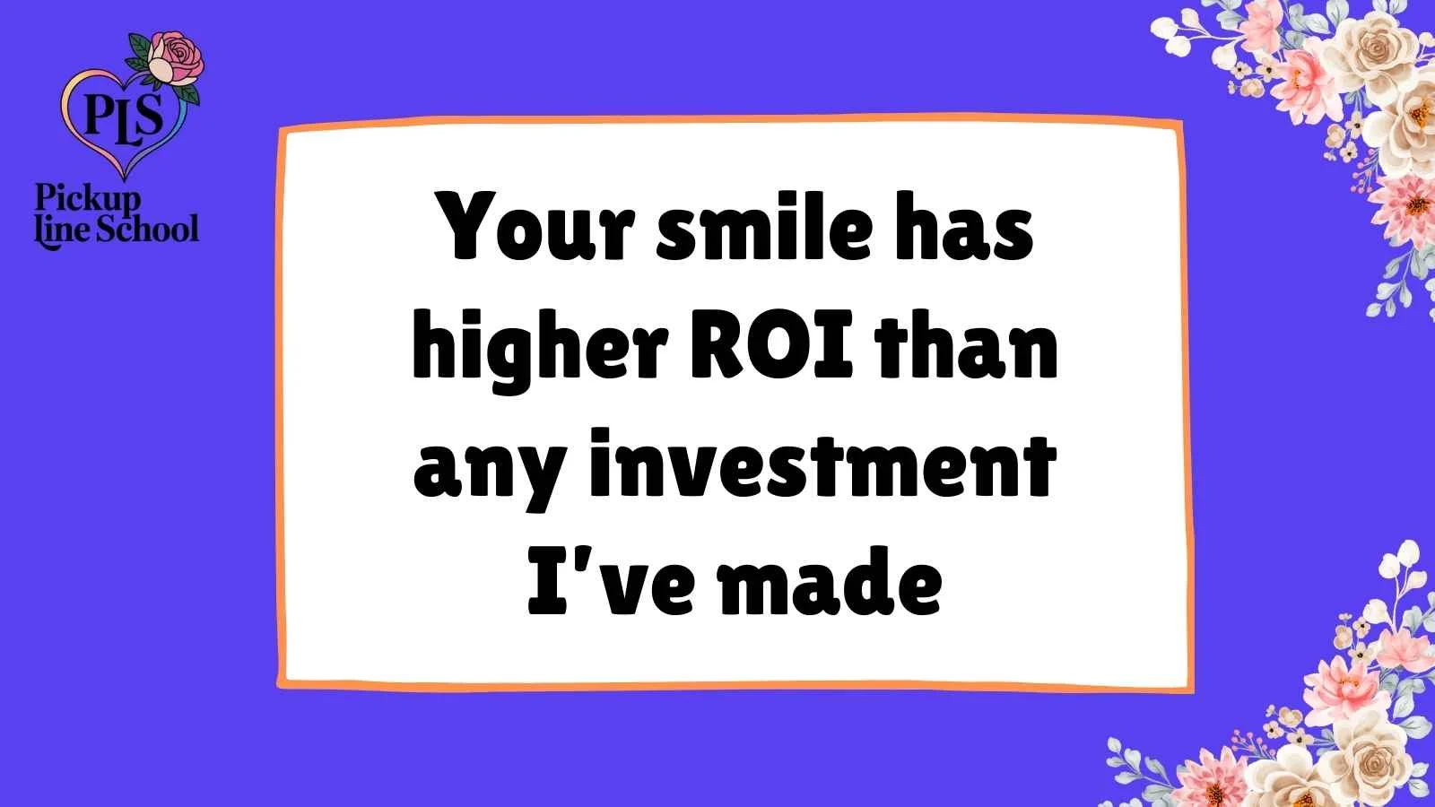 Business Pick Up Lines