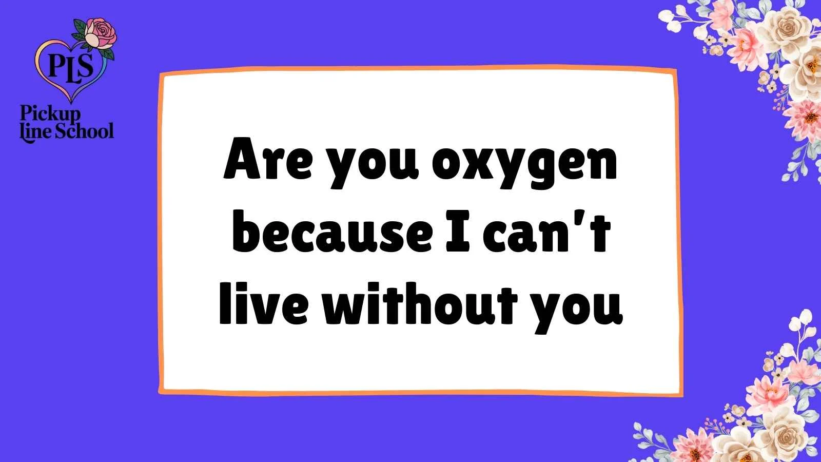 Chemically Pick Up Lines