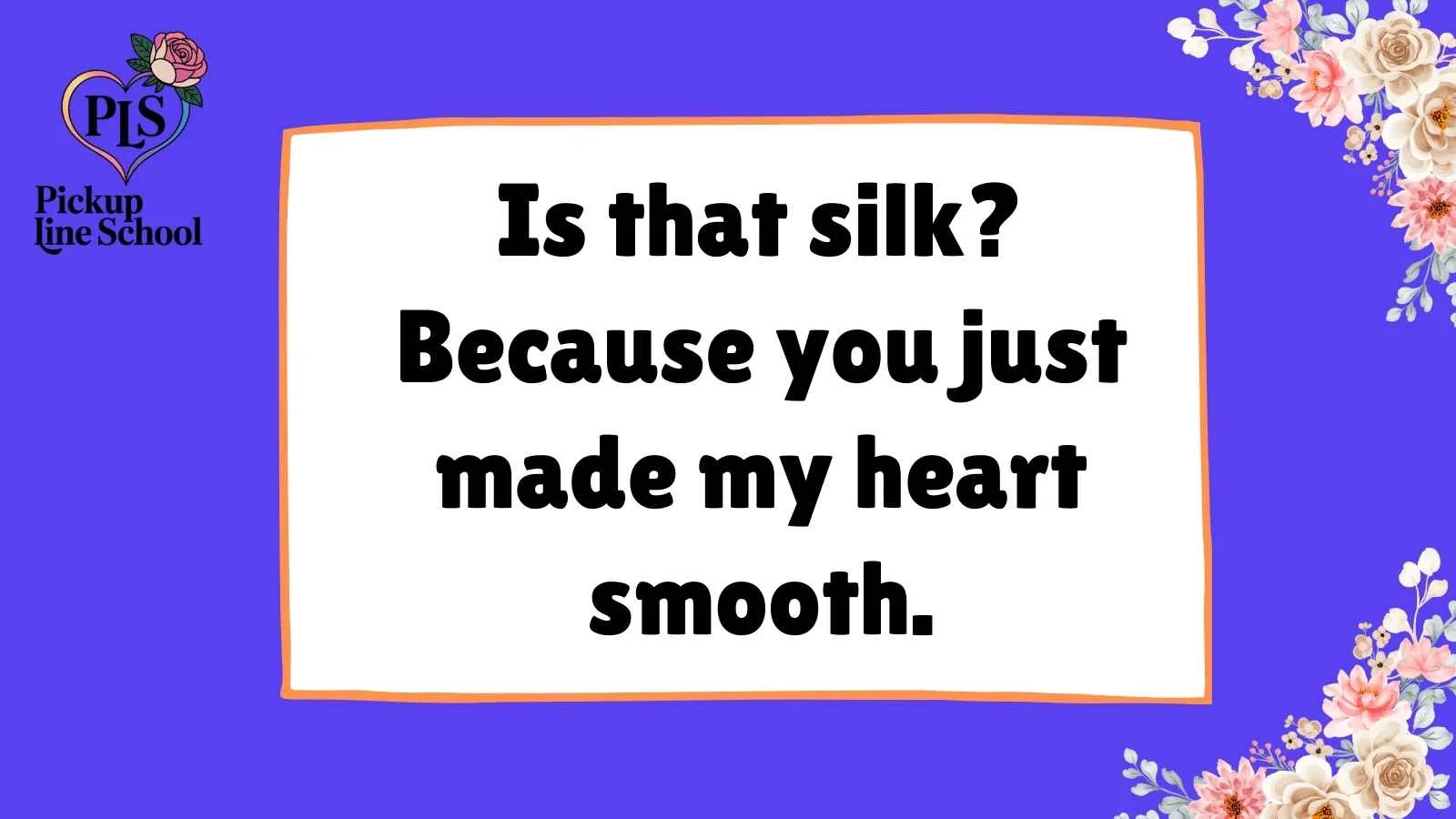 Clothing Pick Up Lines