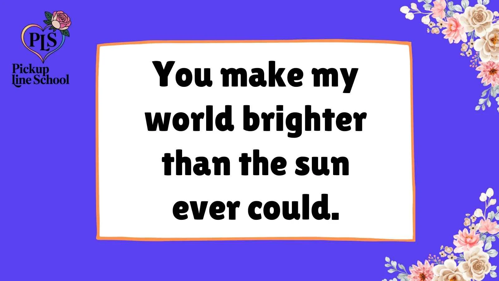 Compliment Pick Up Lines