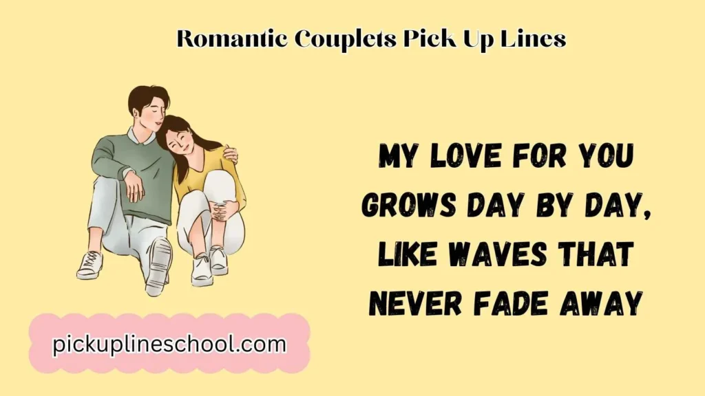 Romantic Couplets Pick Up Lines