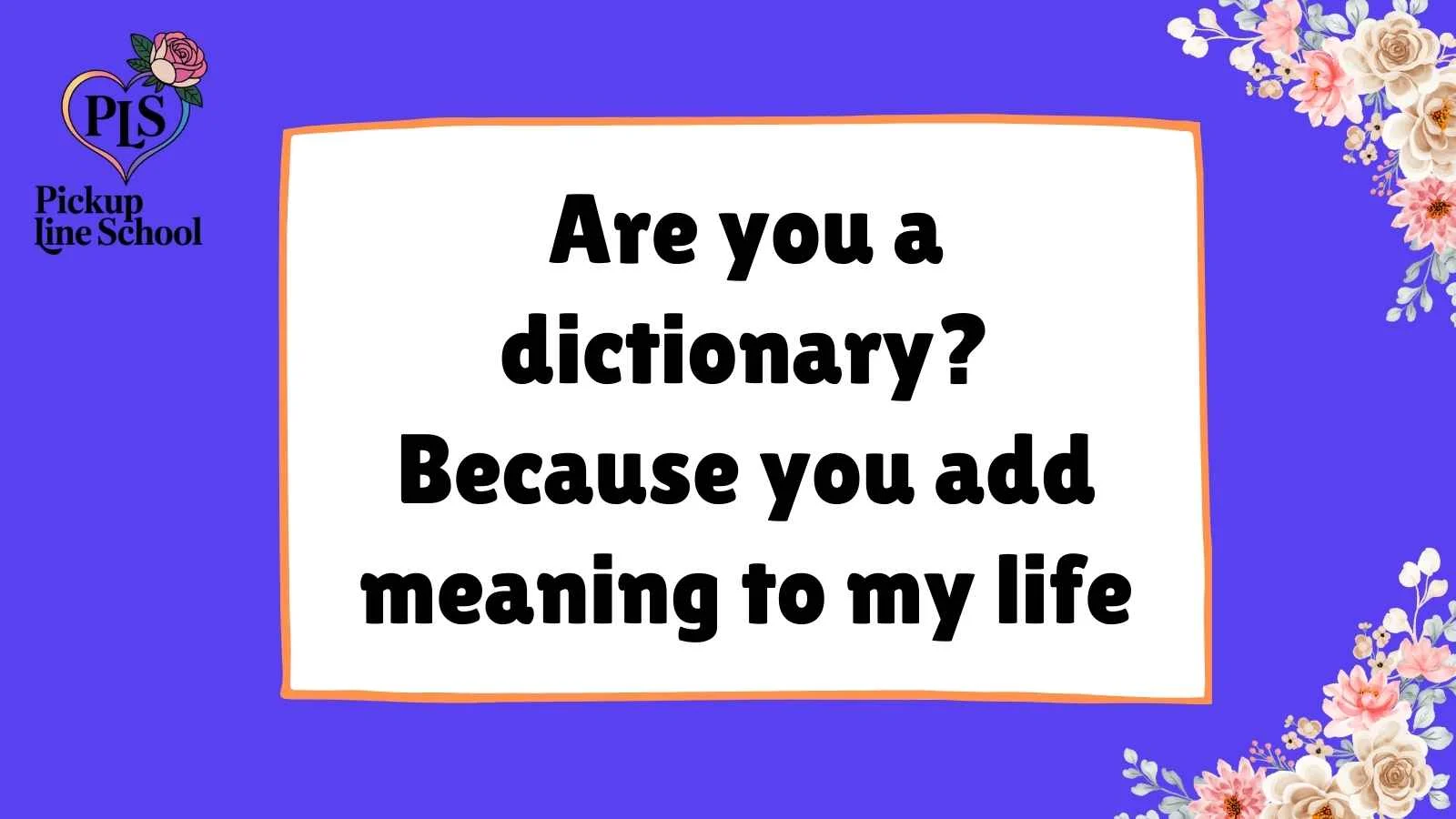 Typical Pick Up Lines