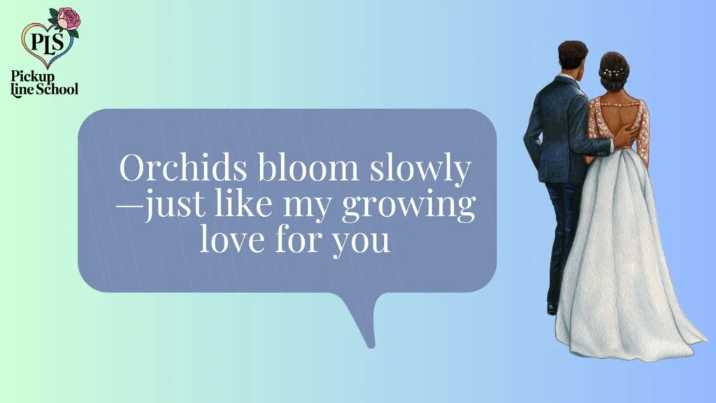 Romantic Orchid Pick Up Lines