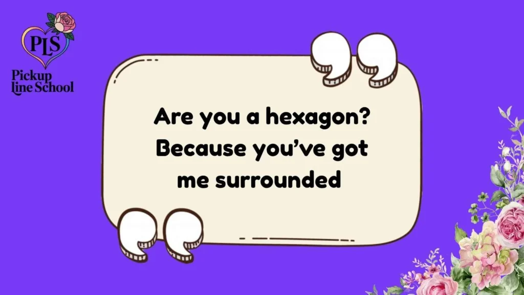 Hexagonal Pick Up Lines Funny