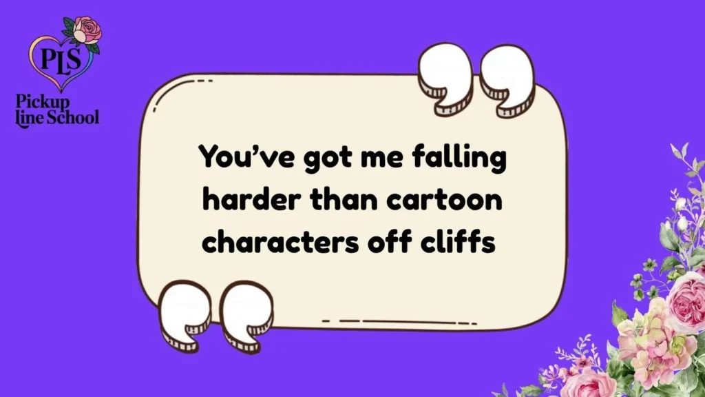 Cartoon Pick Up Lines Funny