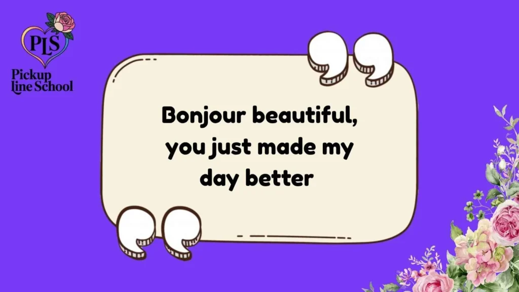 French Pick Up Lines for Flirting