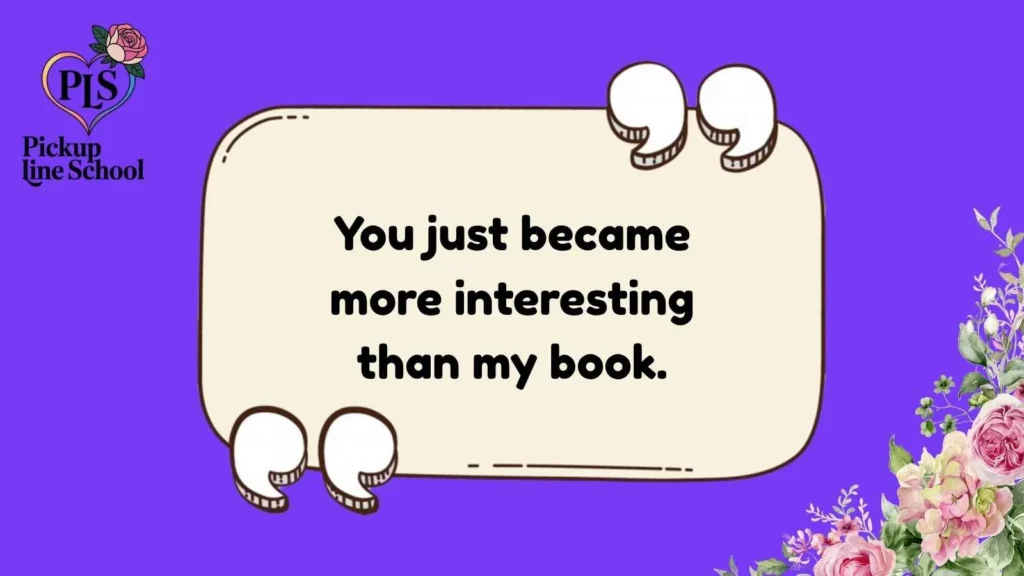 Book Pick Up Lines Reddit Style