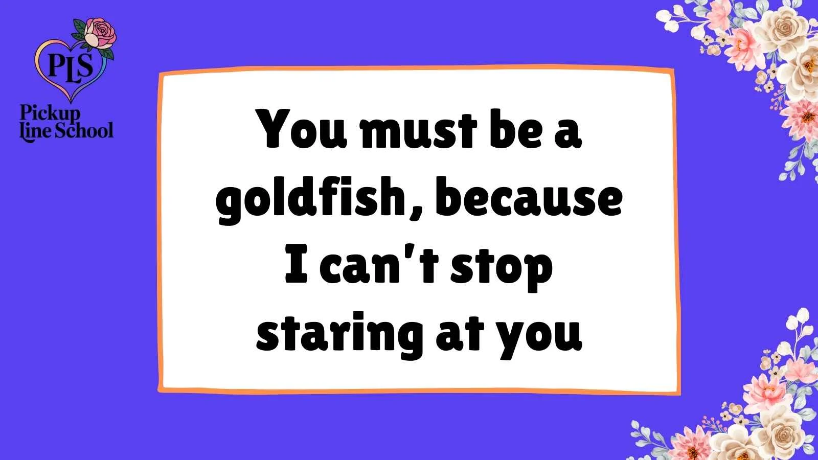 Fishy Pick Up Line