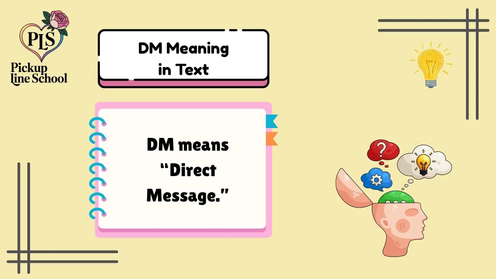 DM Meaning in Text