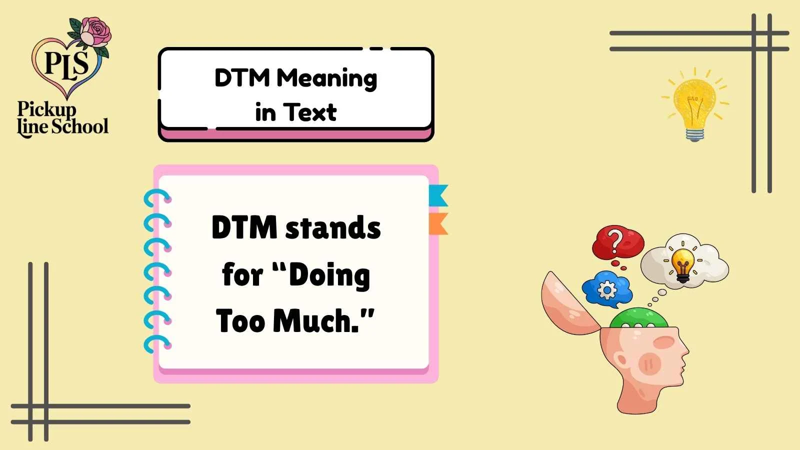 DTM Meaning in Text
