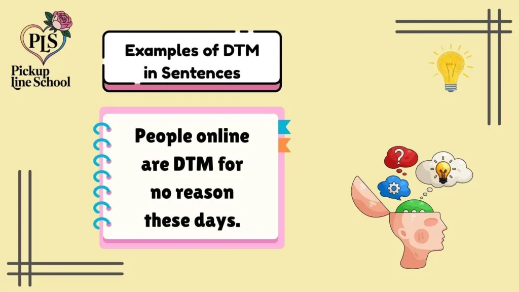 Examples of DTM in Sentences