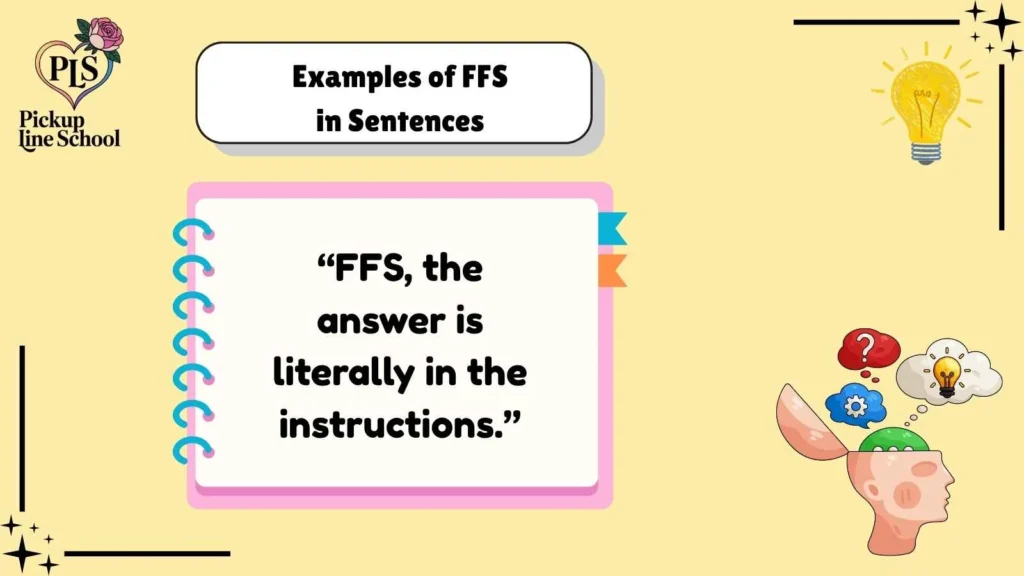 Examples of FFS in Sentences
