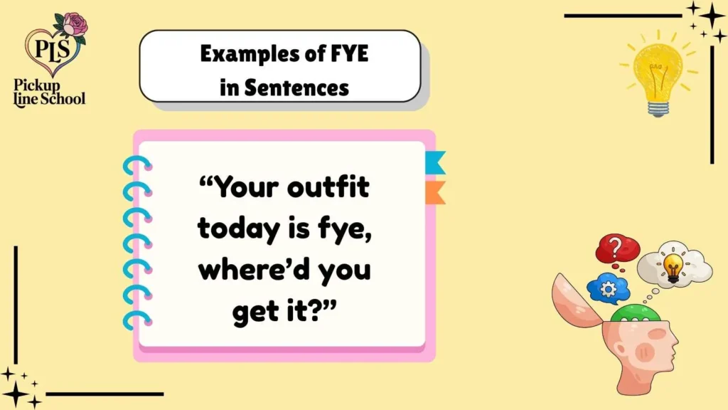 Examples of FYE in Sentences