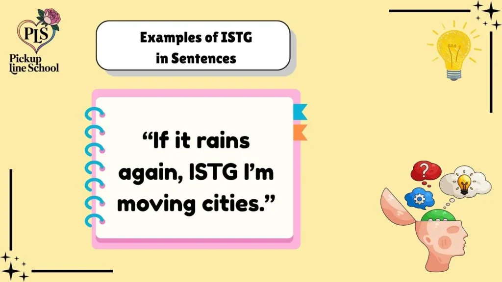 Examples of ISTG in Sentences