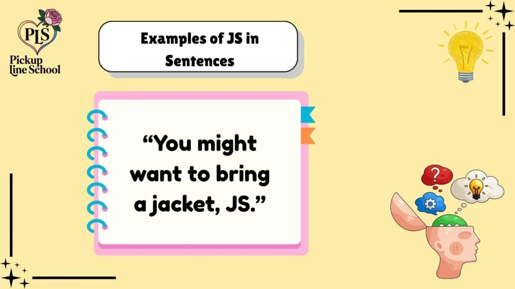 Examples of JS in Sentences