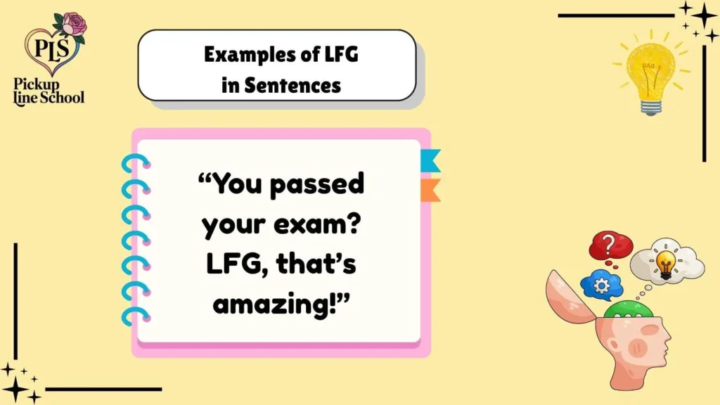 Examples of LFG in Sentences