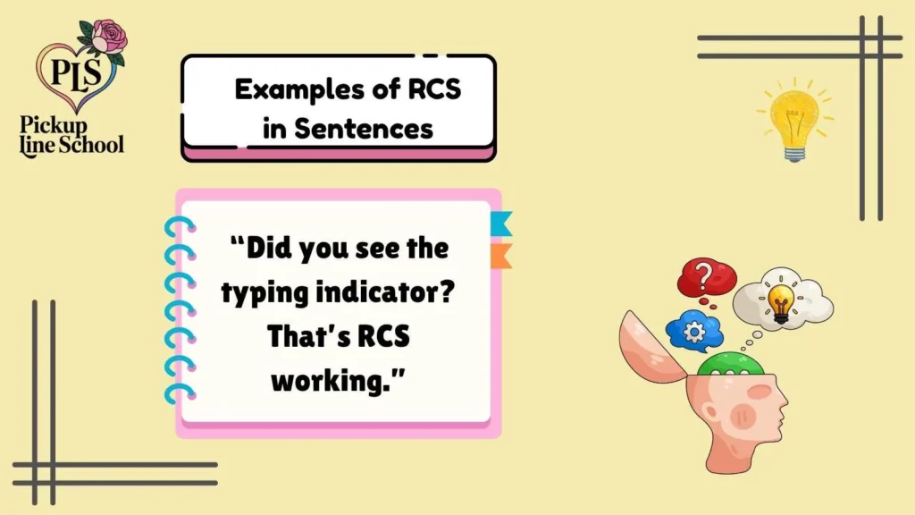 Examples of RCS in Sentences