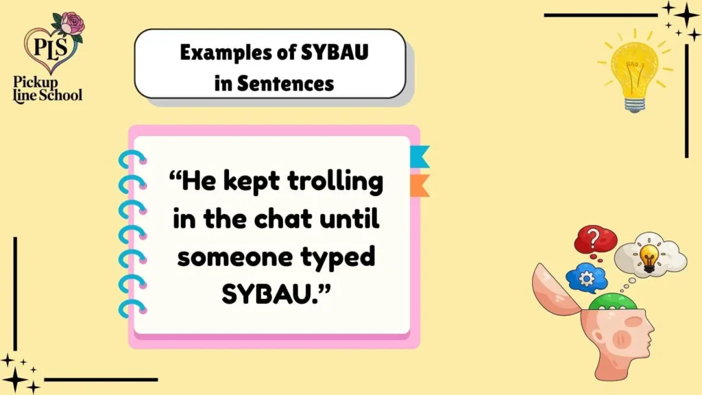 Examples of SYBAU in Sentences