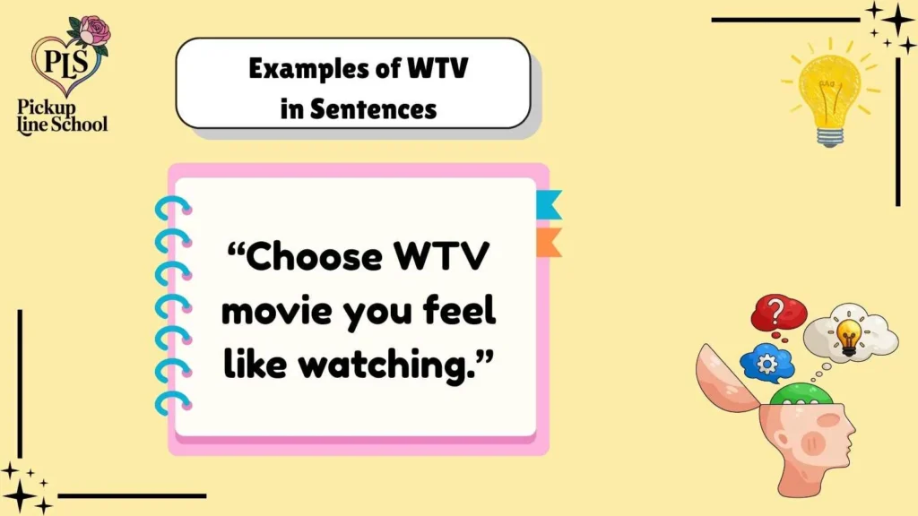 Examples of WTV in Sentences