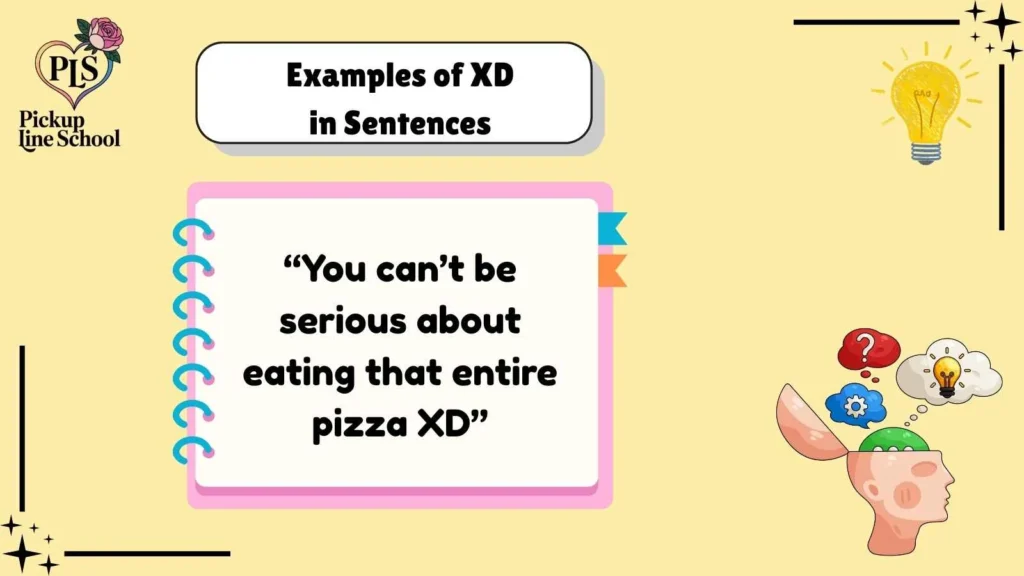 Examples of XD in Sentences