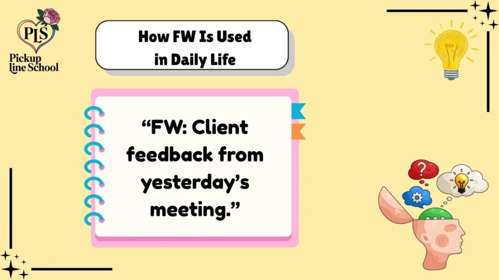 How FW Is Used in Daily Life