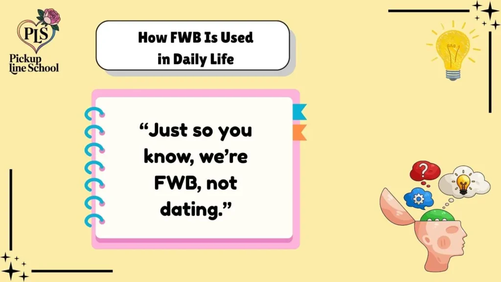 How FWB Is Used in Daily Life