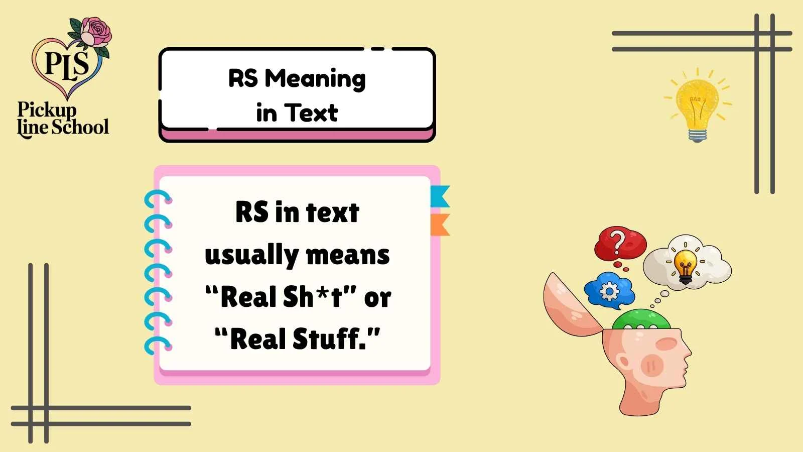 RS Meaning in Text