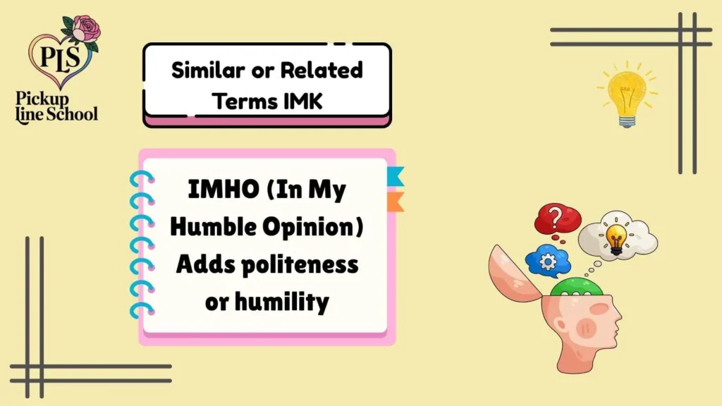 Similar or Related Terms IMK