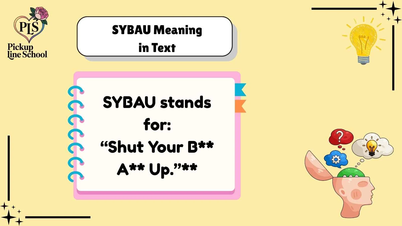 SYBAU Meaning in Text