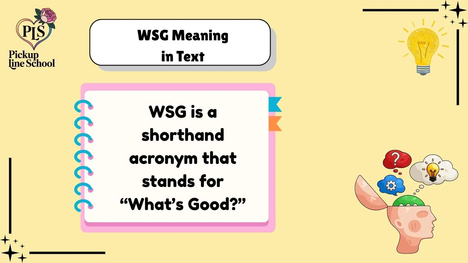 WSG Meaning in Text