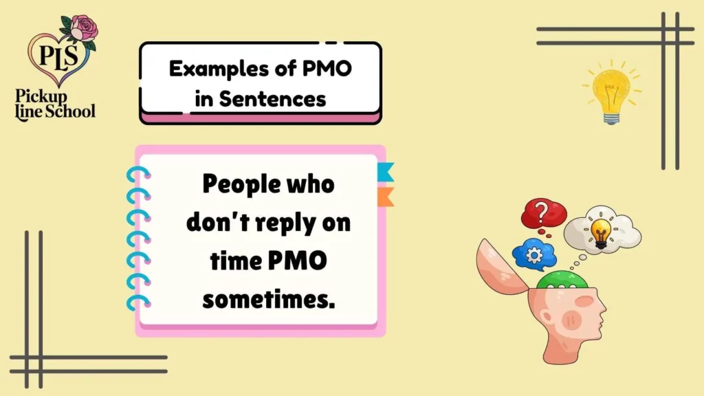Examples of PMO in Sentences
