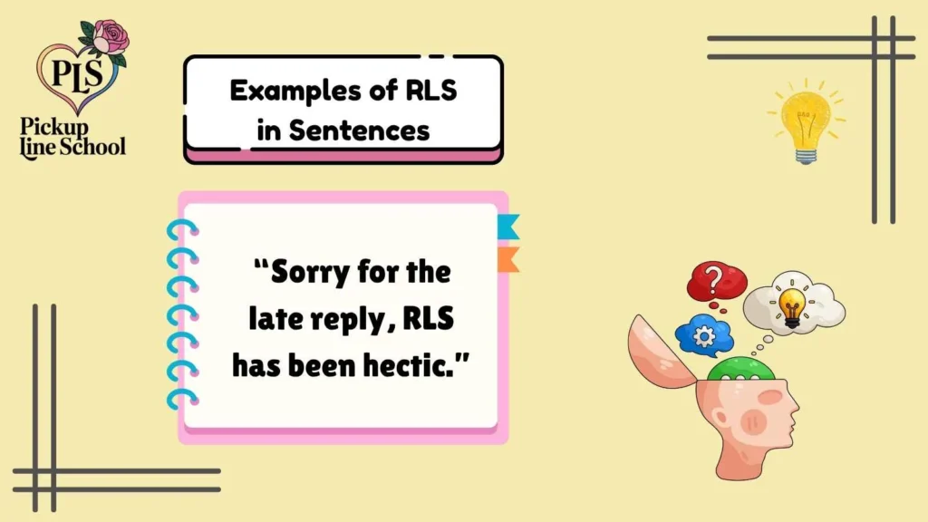 Examples of RLS in Sentences