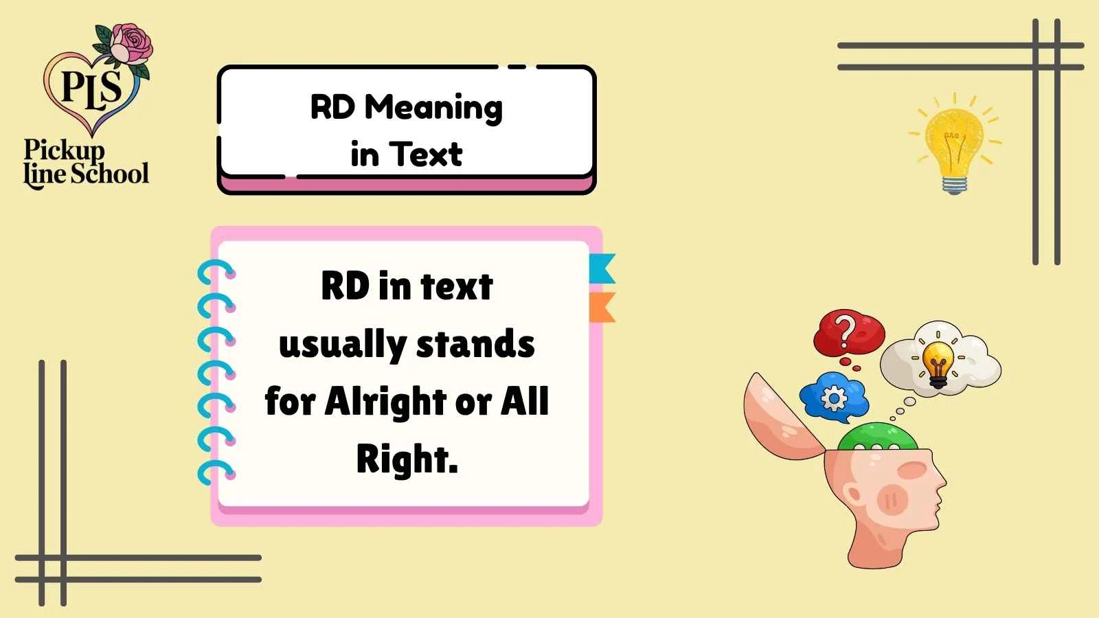 RD Meaning in Text
