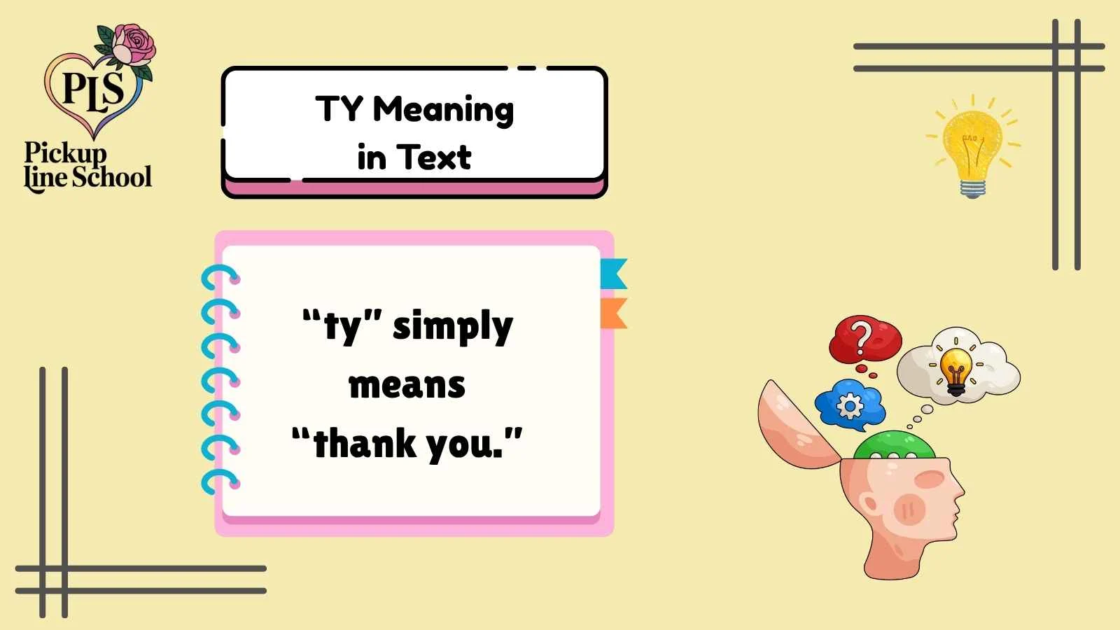 TY Meaning in Text