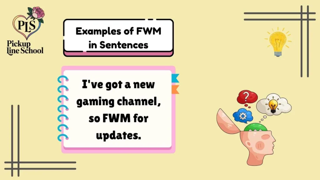 Examples of FWM in Sentences
