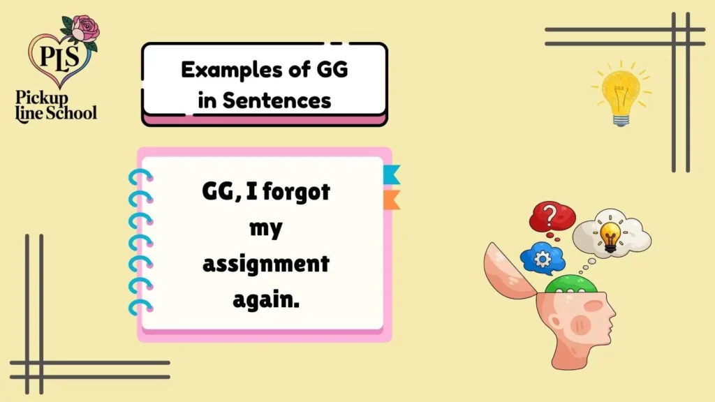 Examples of GG in Sentences