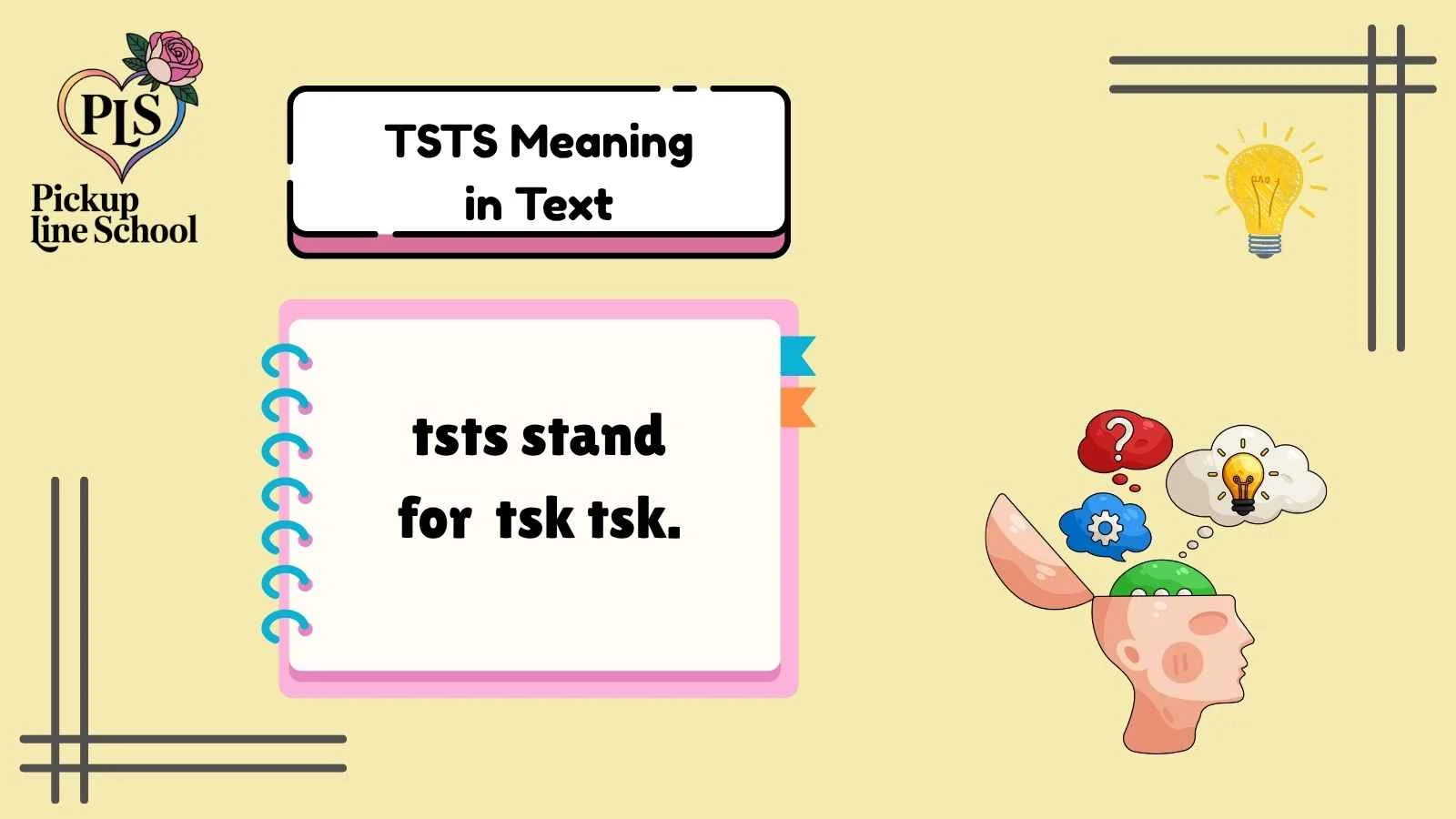 TSTS Meaning in Text