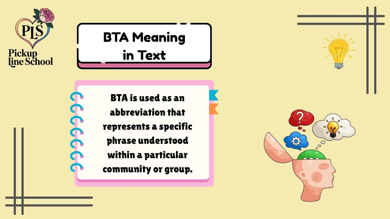 BTA Meaning in Text