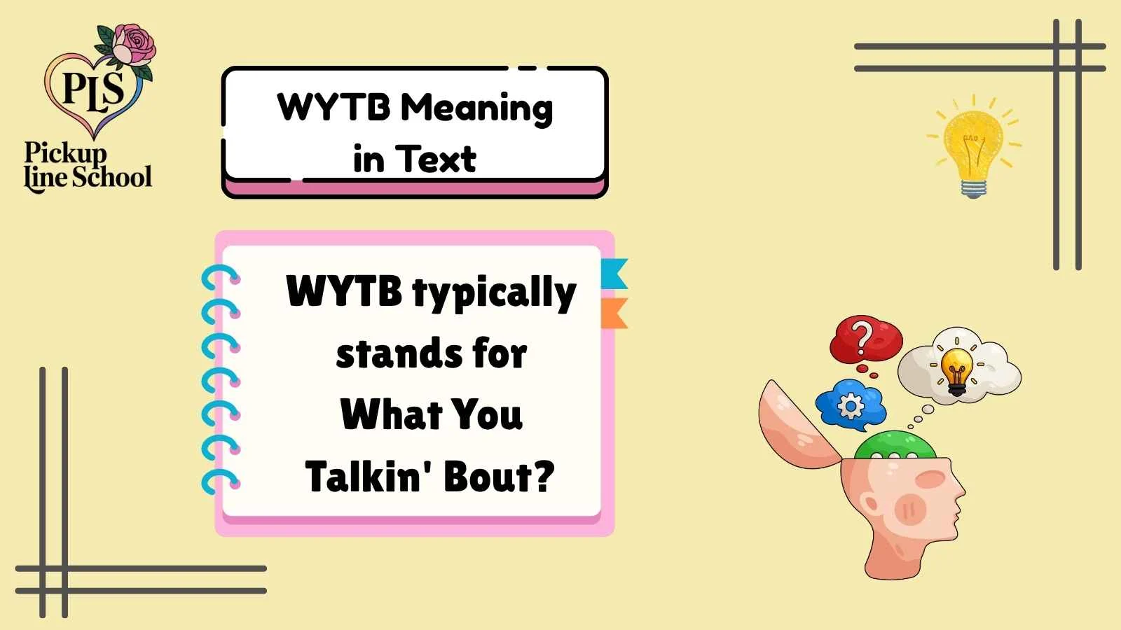 WYTB Meaning in Text